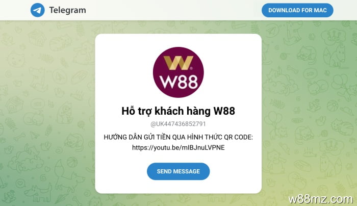 Hướng dẫn cách đặt cược chi tiết qua ứng dụng Telegram W88